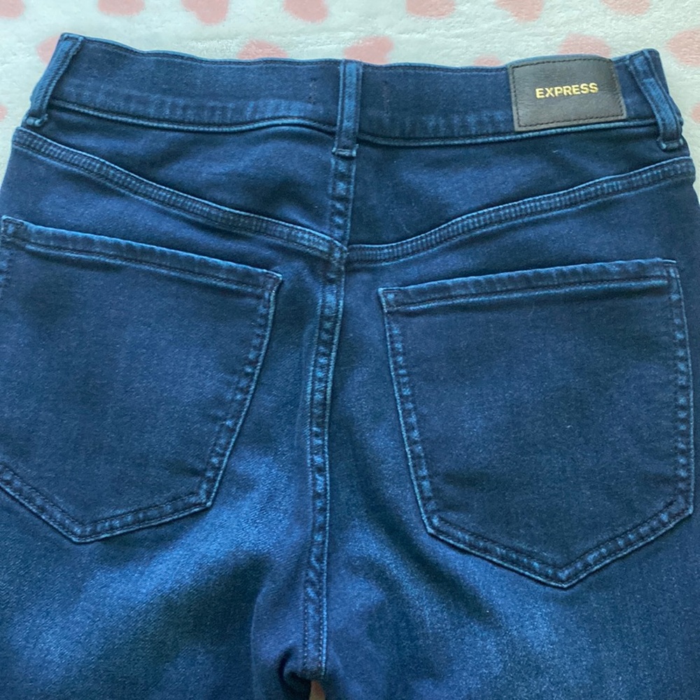 Express Dark Blue Jeans - Picture 3 of 5